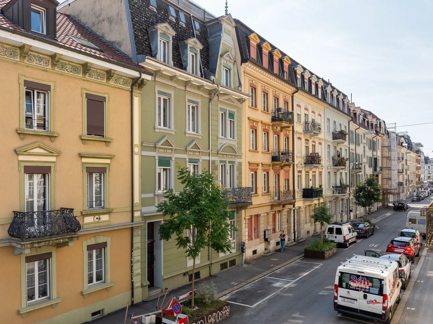Aussenparkplatz in Biel
