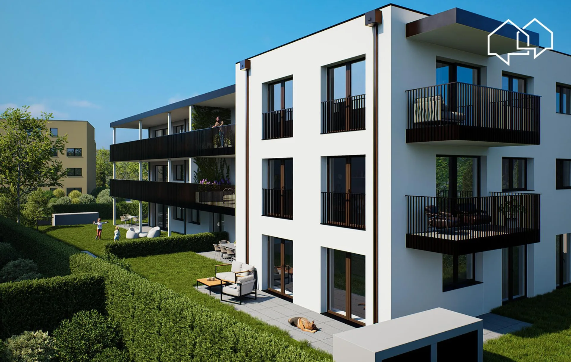 Le Clos du Tiguelet - 4.5-Zimmer-Wohnung im Erdgeschoss (Lot 0.6)