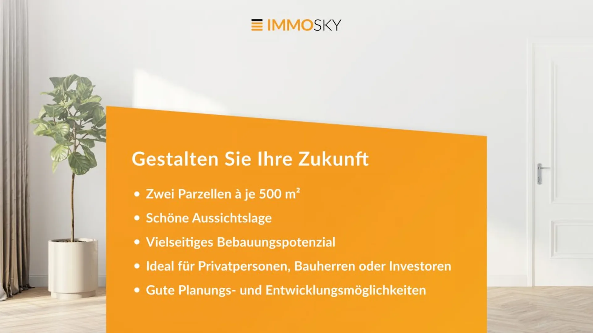 Ihr Platz für grosse Pläne