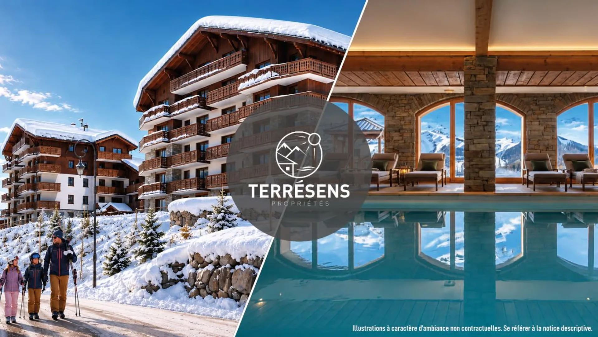 APARTMENT T5 DUPLEX - RESIDENCE LES CHALETS DE L'ADONIS AUX MÉNUIRES