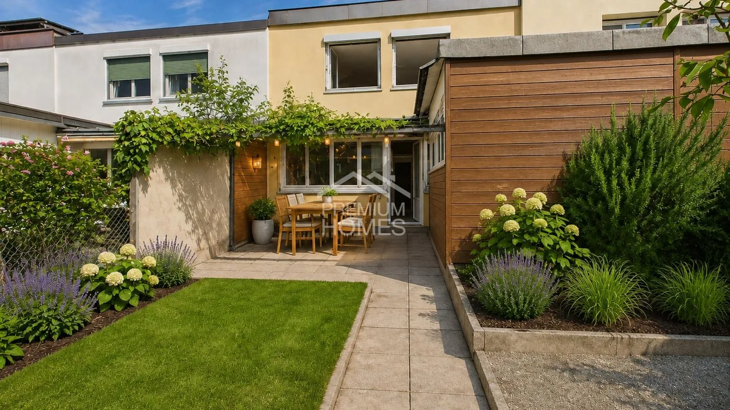 La tua casa di città con giardino, pronta per nuove idee