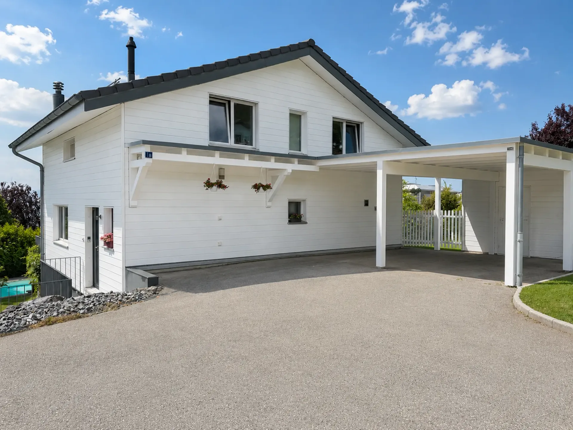 Arzier-Le Muids – Einzelvilla, Pool und Panoramablick