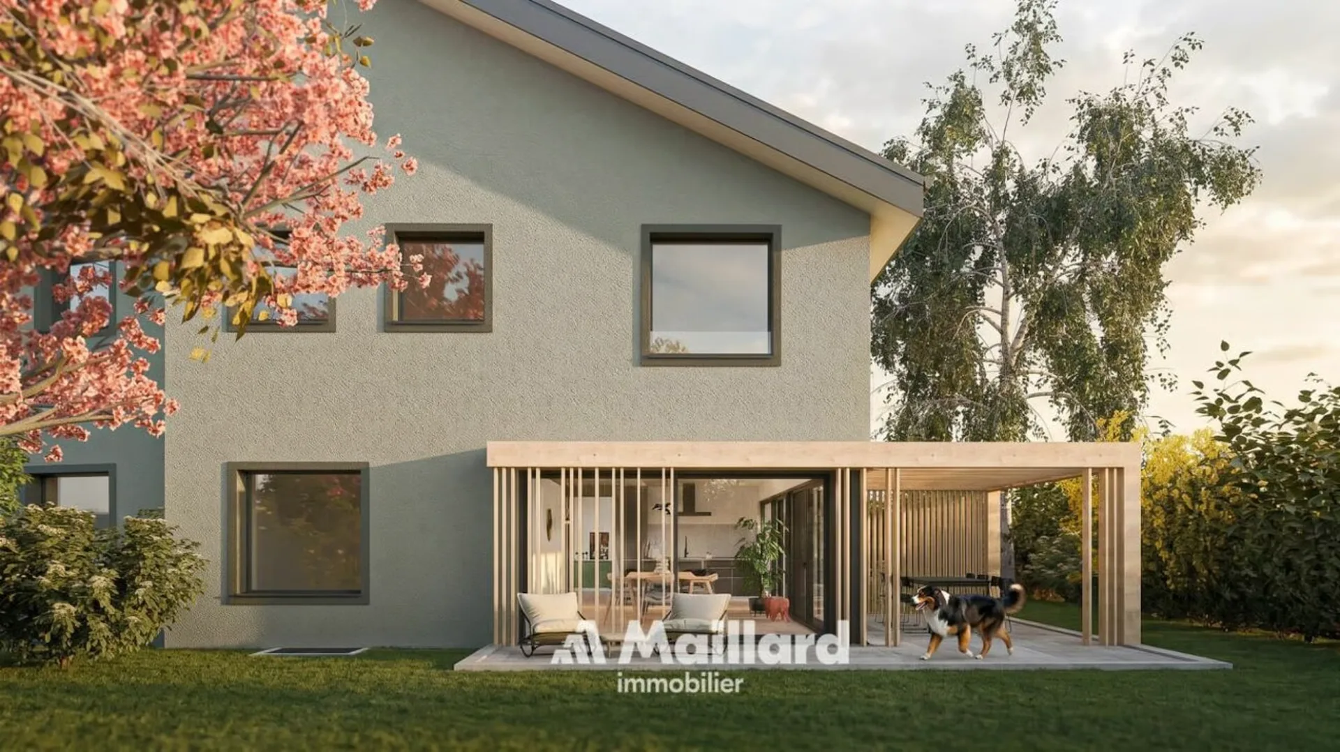 Magnificent project of two spacious and bright villas, ideally located in a quiet area in Crissier
