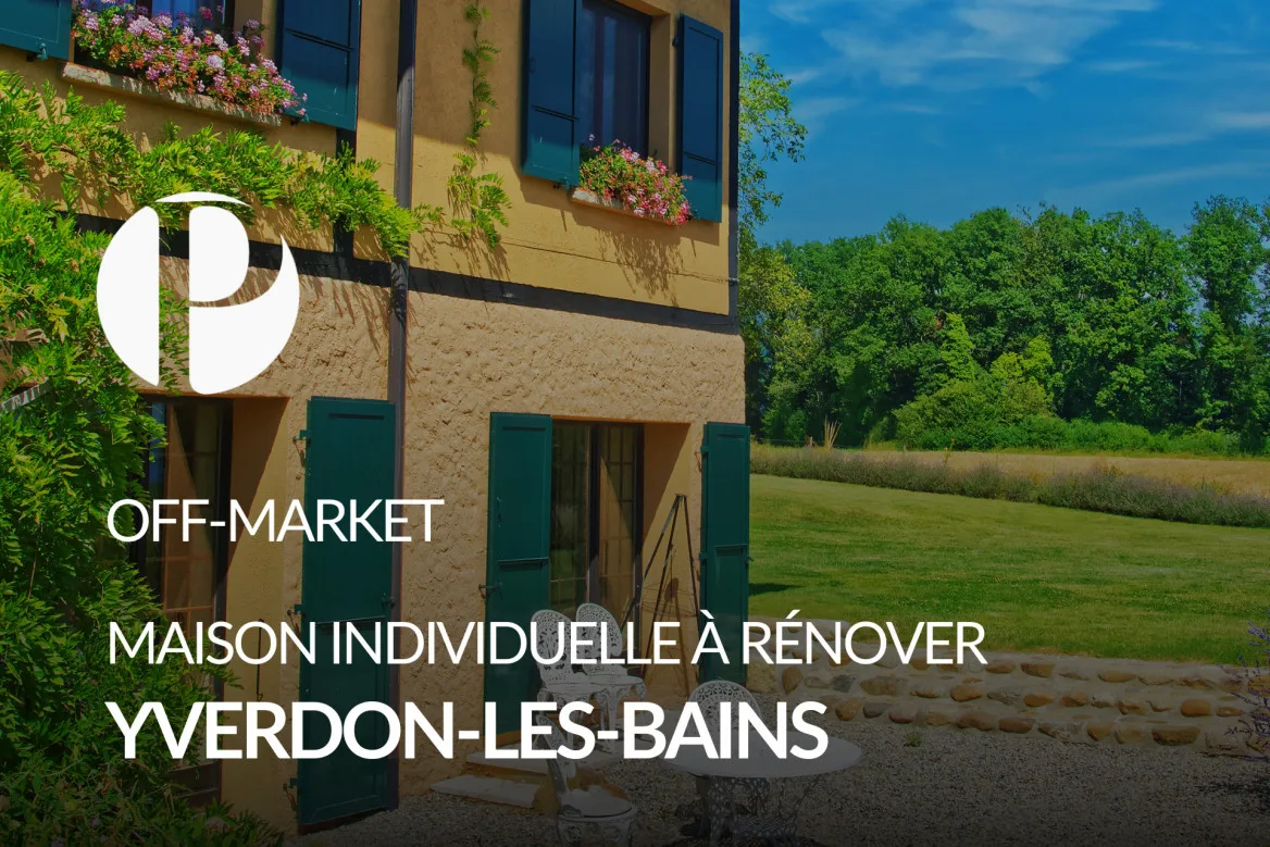 Detached house to renovate in Yverdon-les-Bains