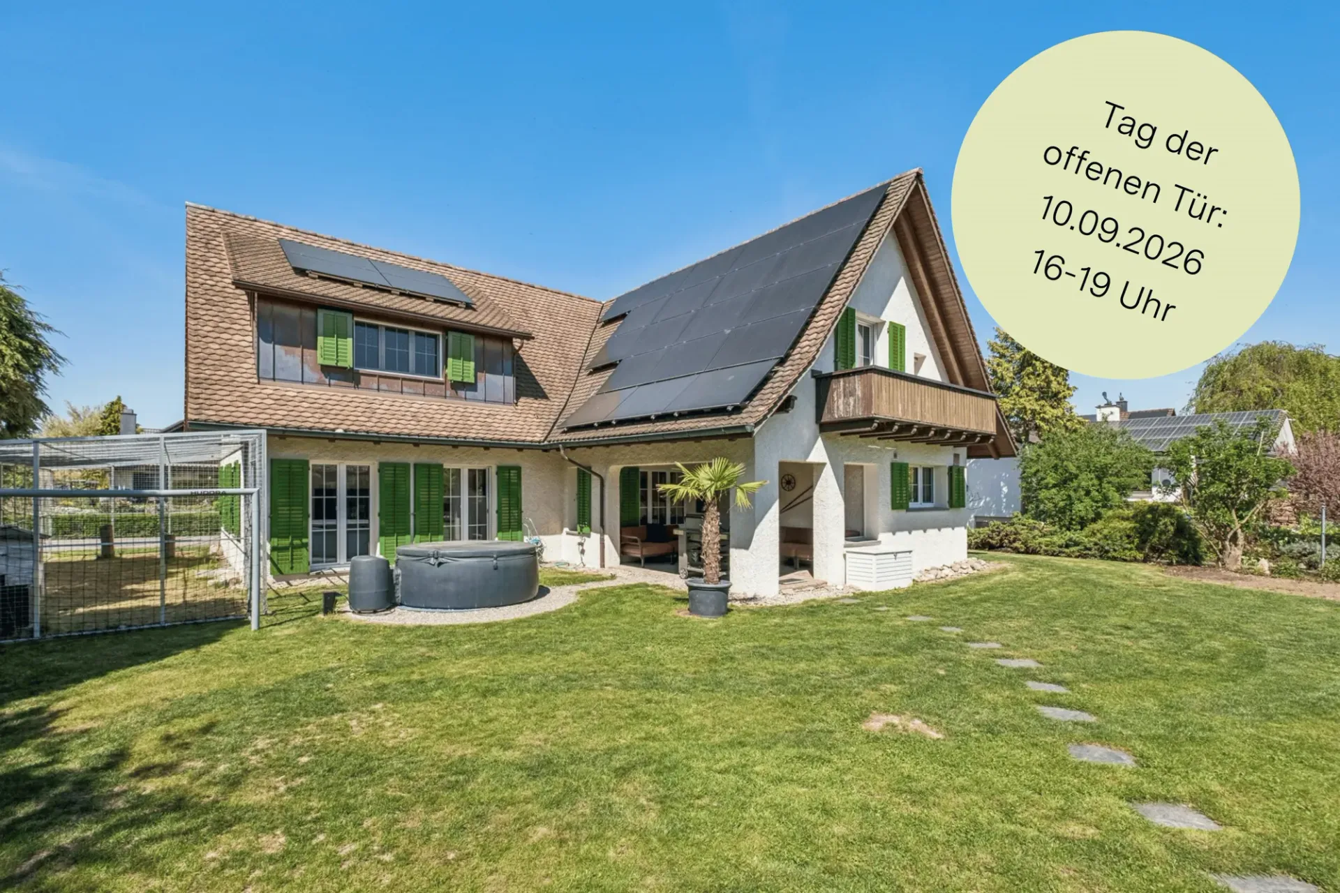 Einfamilienhaus mit idyllischem Garten und modernem Komfort