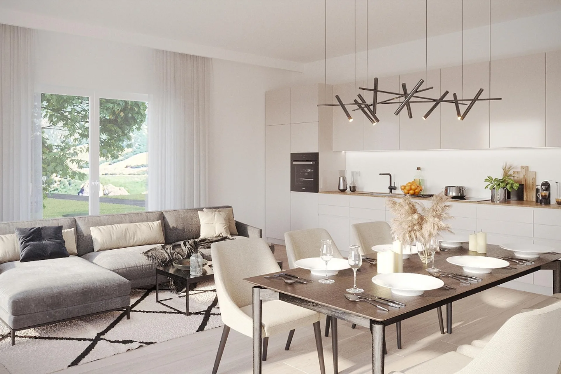 Die Scheune - Los 16 - Neuwertiges 4.5-Zimmer-Apartment im 1. Stock mit Balkon