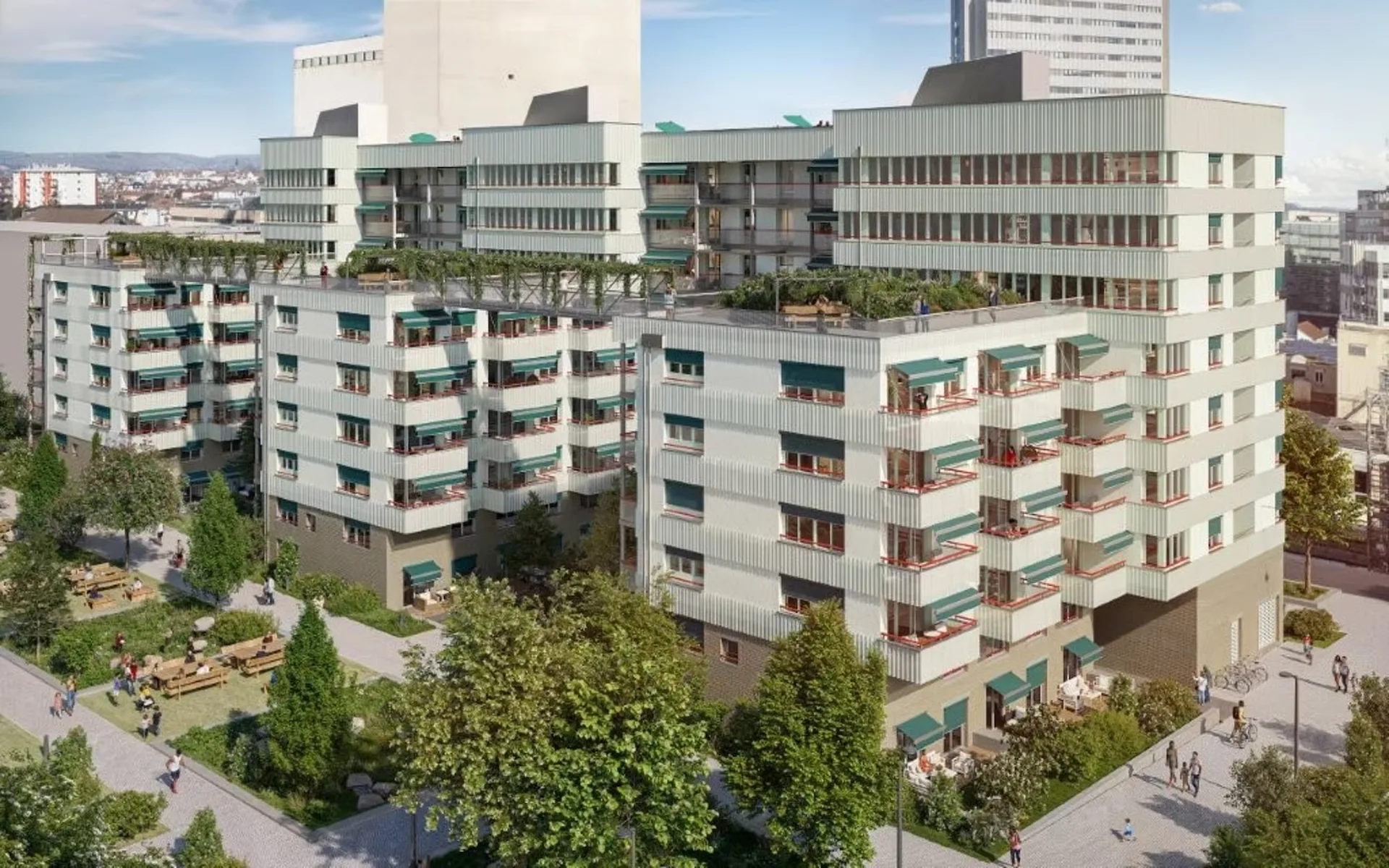 First rental of a 5.5-room apartment in the new Volta Nord district