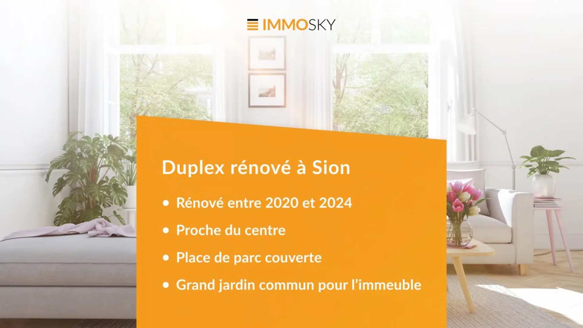 Duplex rinnovato a Sion - Quartiere Gravelone