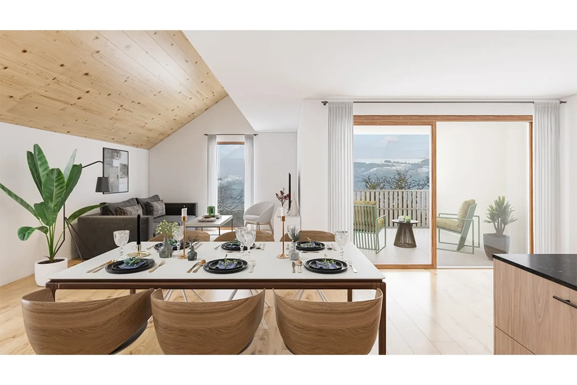 Magnificent neues Duplex-Apartment