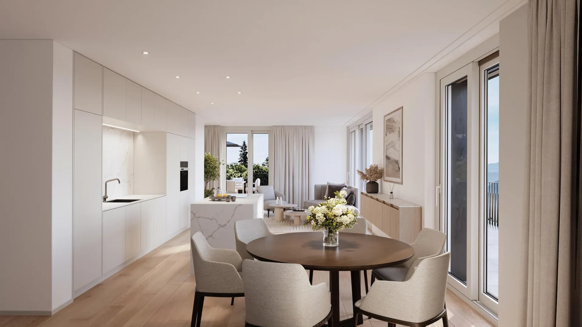Appartement de jardin 5.5 pièces à Unterägeri 27.01 - Projet de construction neuve HORIZON