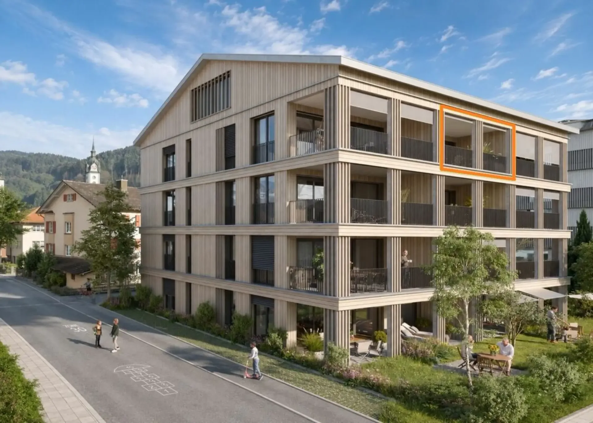 Erstvermietung - Exklusive 2½-Zimmer-Neubauwohnung mit verglastem Balkon