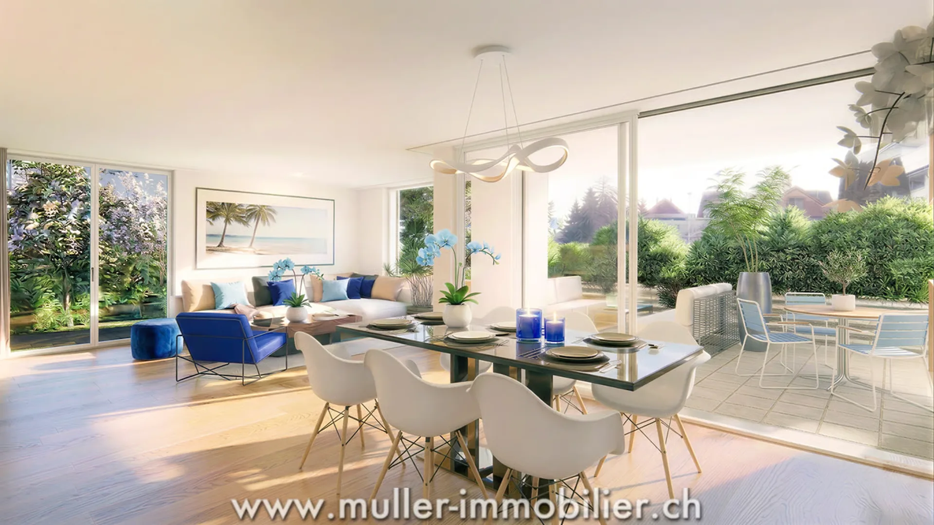 3.5 rooms with terrace and garden, peaceful setting, 4 minutes from Ursy