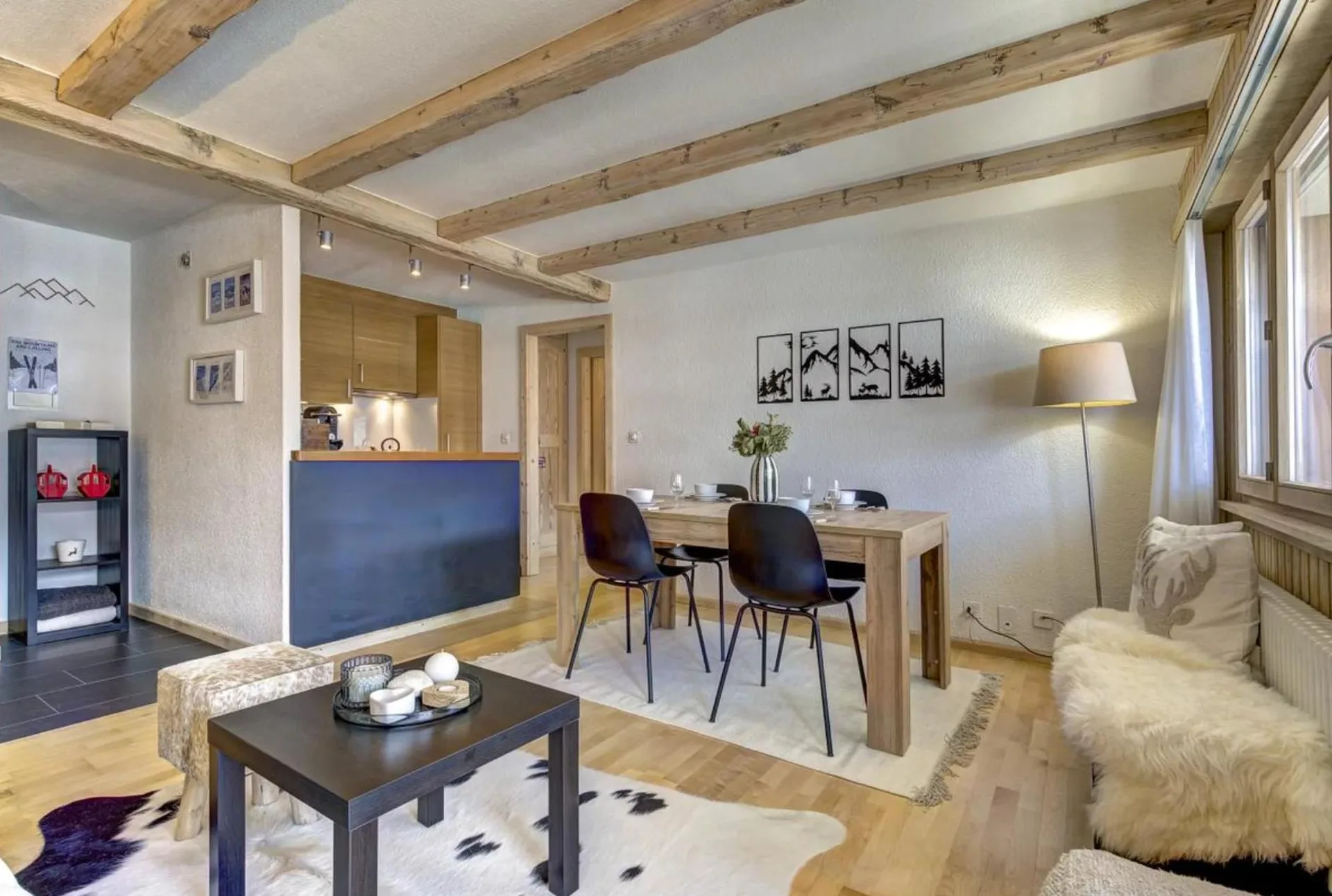 Schönes renoviertes 2.5-Zimmer-Apartment mit direktem Zugang zu den Pisten von Verbier
