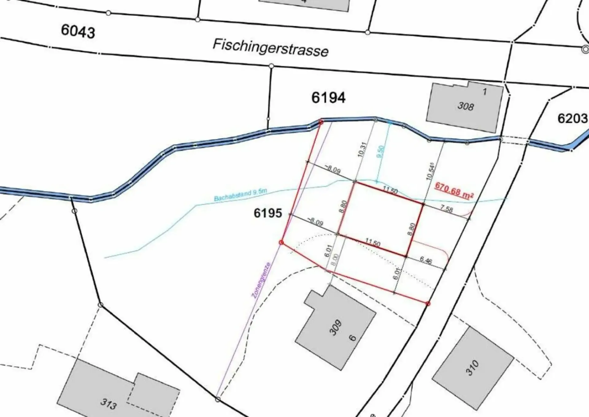 Zu verkaufen bei Kirchberg, Hof 4 / 670 m2 Bauland à Fr. 685.-