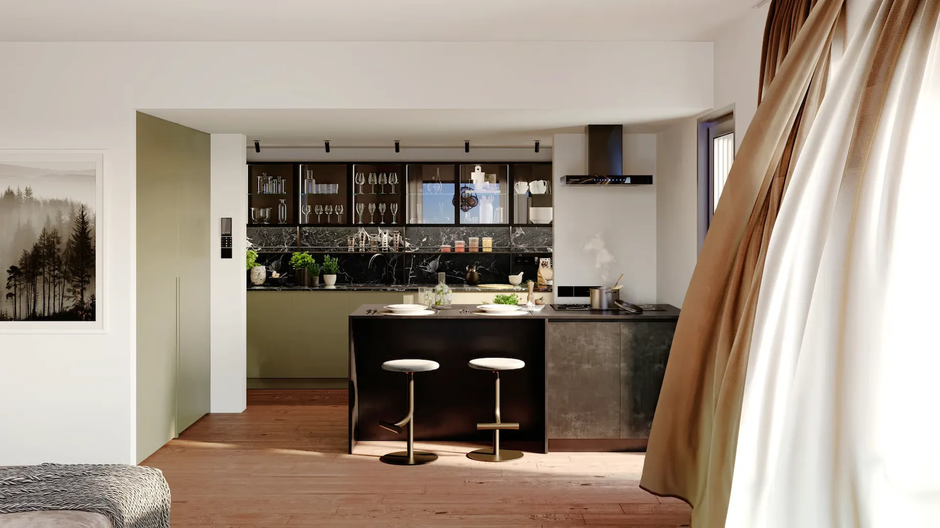 NEUES PENTHOUSE 4.5 ZIMMER MIT GARTEN UND TERRASSE IN VACALLO