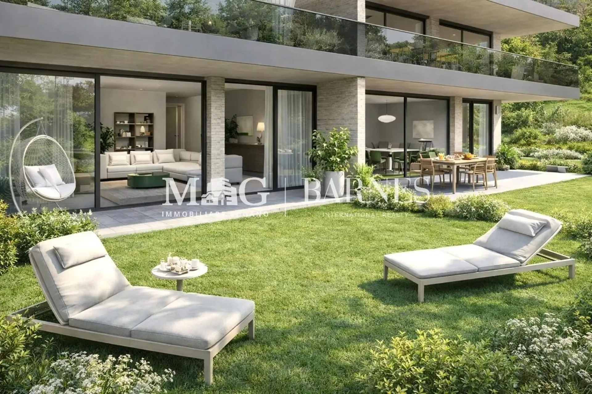 Lugano, Pregassona: Nuovo 3.5 locali con giardino privato