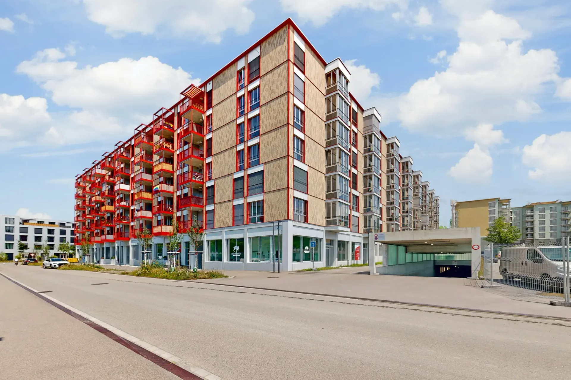 Motoradparkplätze zu vermieten