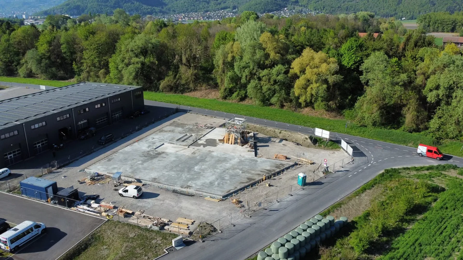 Baustelle geöffnet - Moderner Büroraum