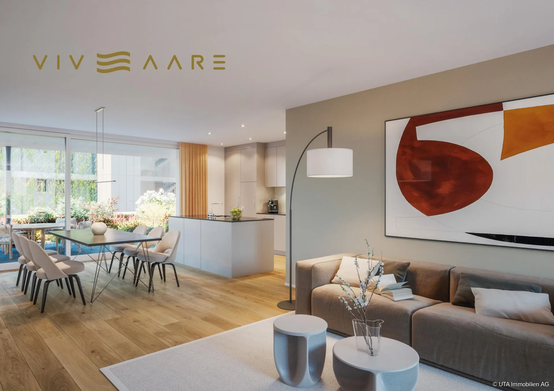 Appartements en propriété de 3 pièces - vivre près de la nature et au centre