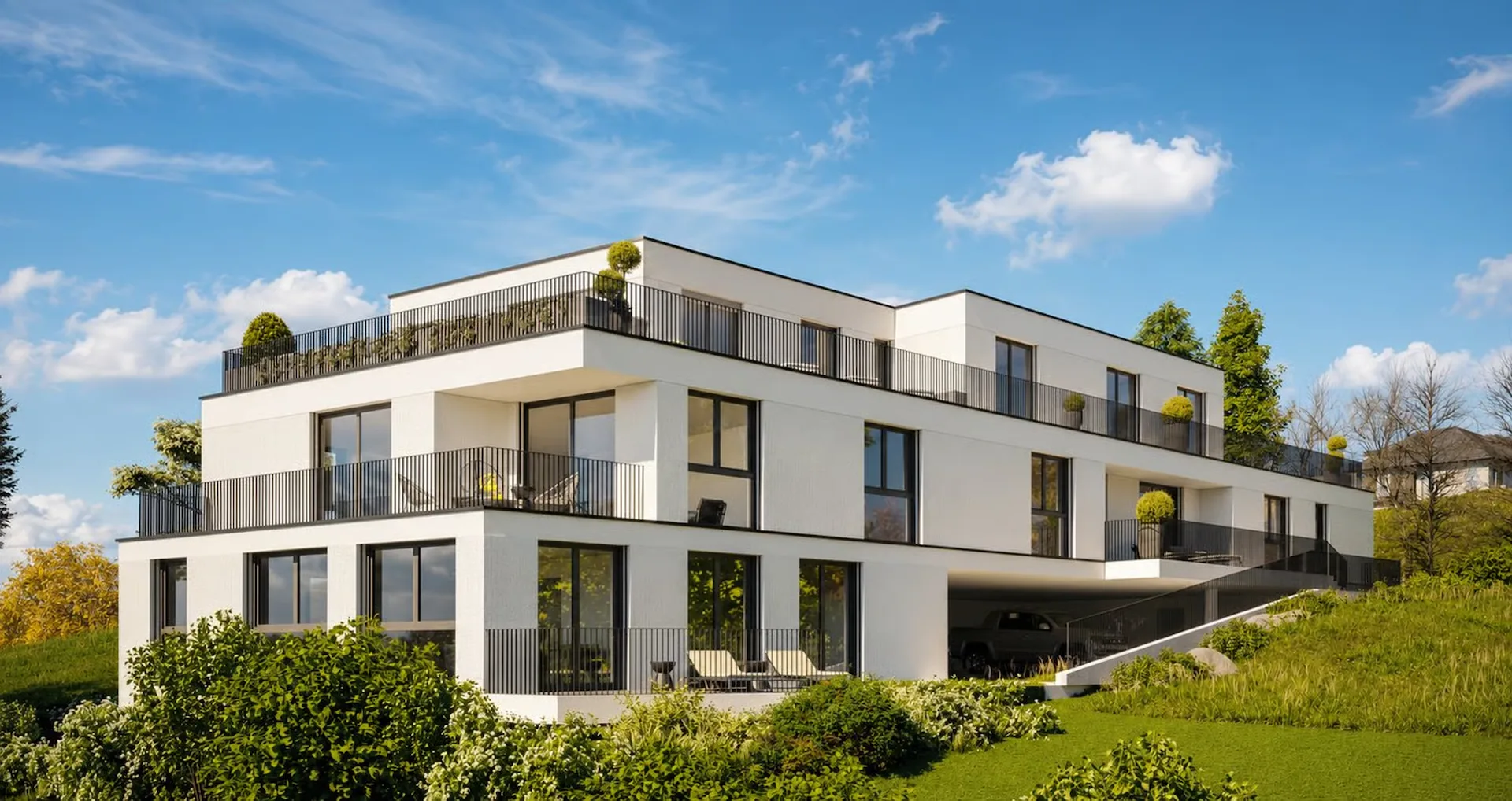 Moderne 3.5-Zimmer-Neubauwohnung im Erdgeschoss in Menziken