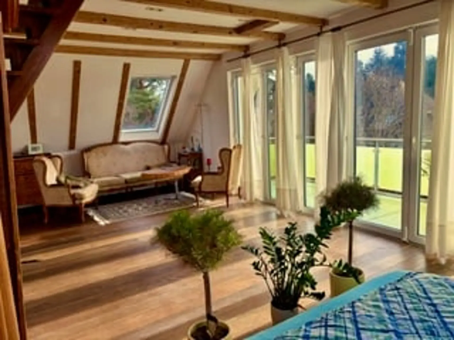 3.5-Zimmer Attika - Penthouse + Gästehaus. Option: Mehrgenerationen-Haus
