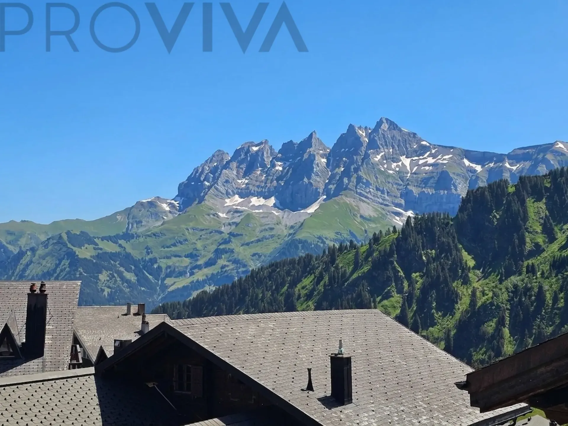 Ski-in/Ski-out-Chalet mit atemberaubendem Blick auf die Dents du Midi