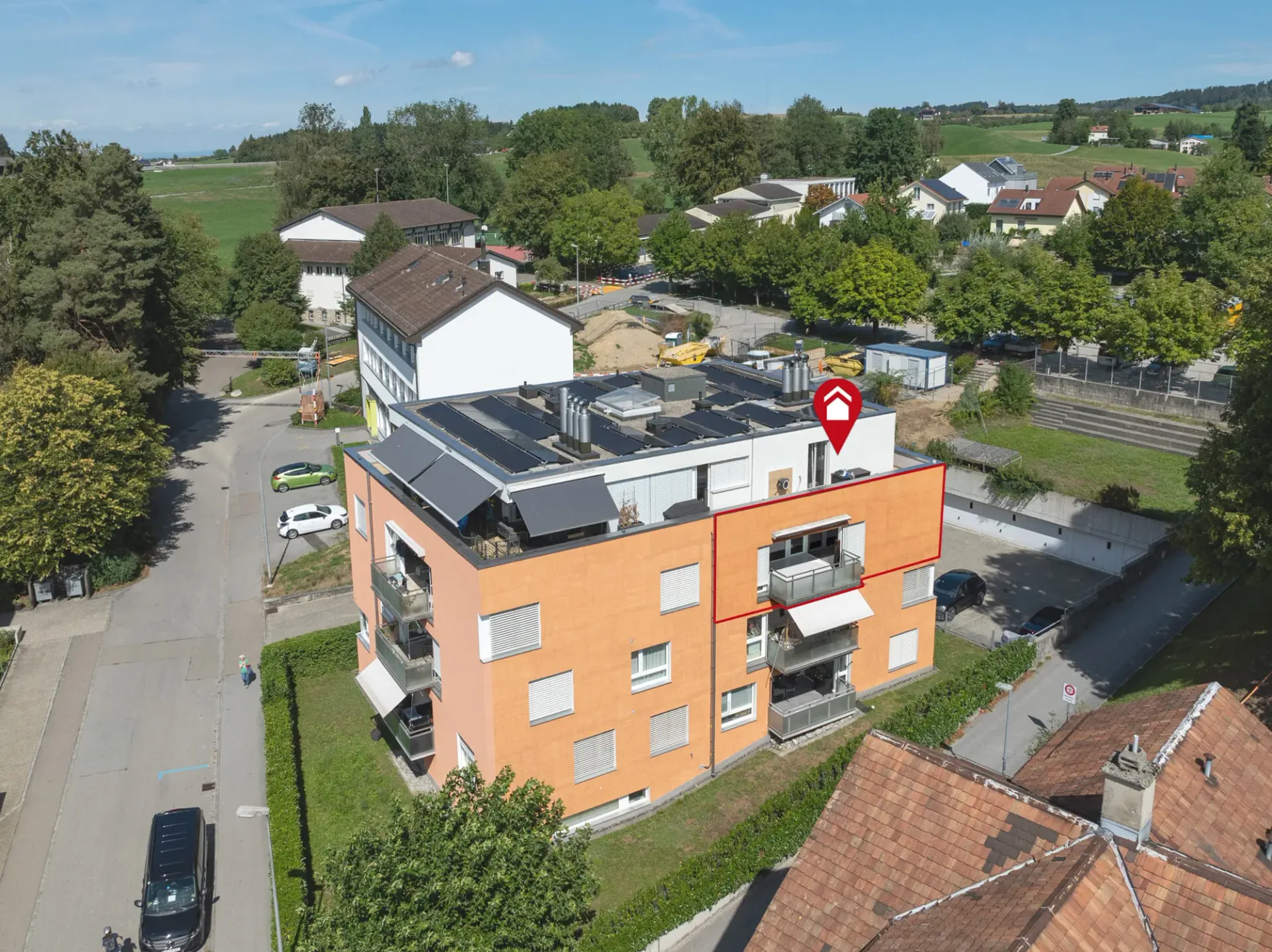 Lots of space for the family with a view of the Säntis