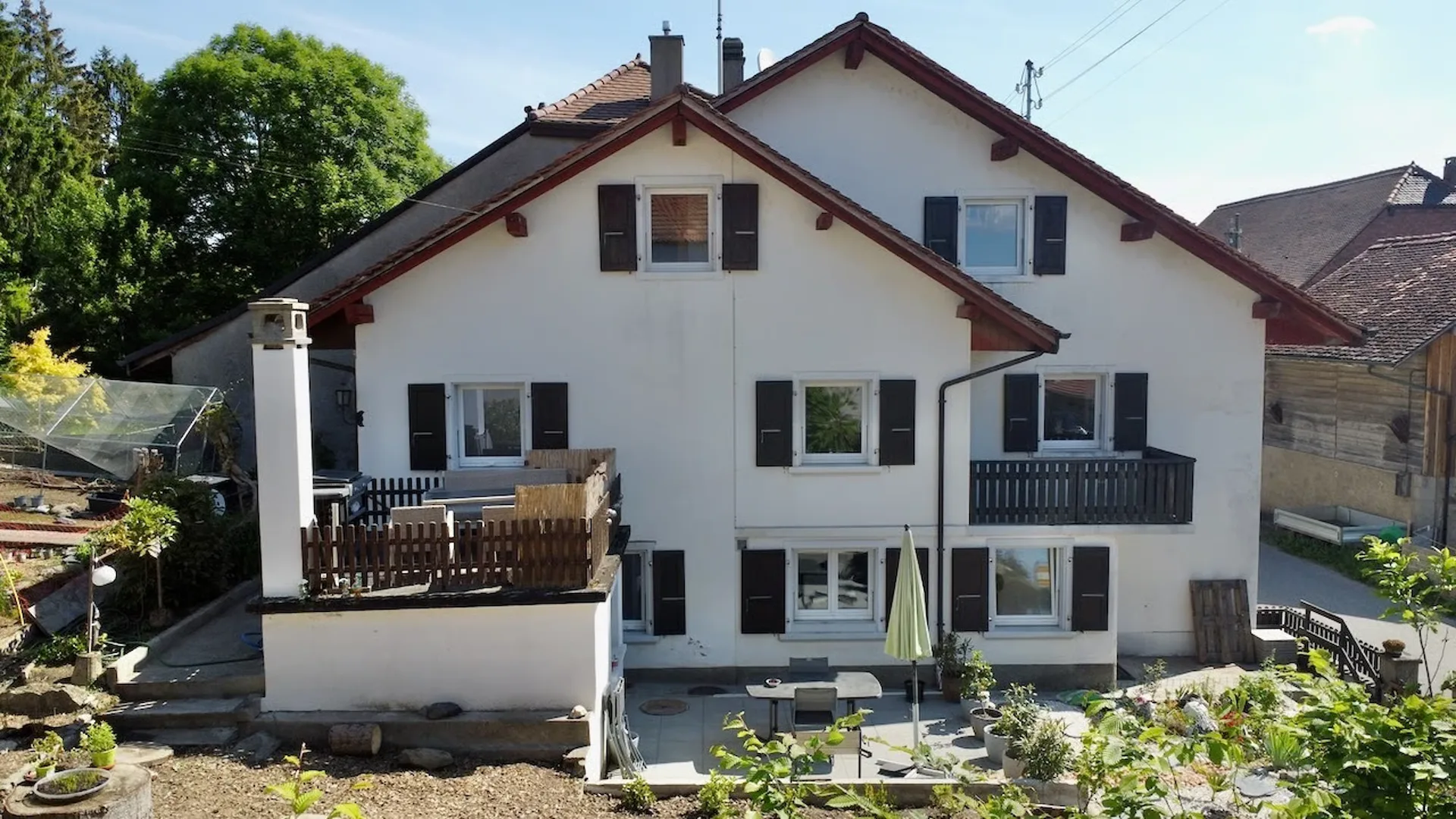 Dorfscheune von 140 m2 mit einem großen Garten