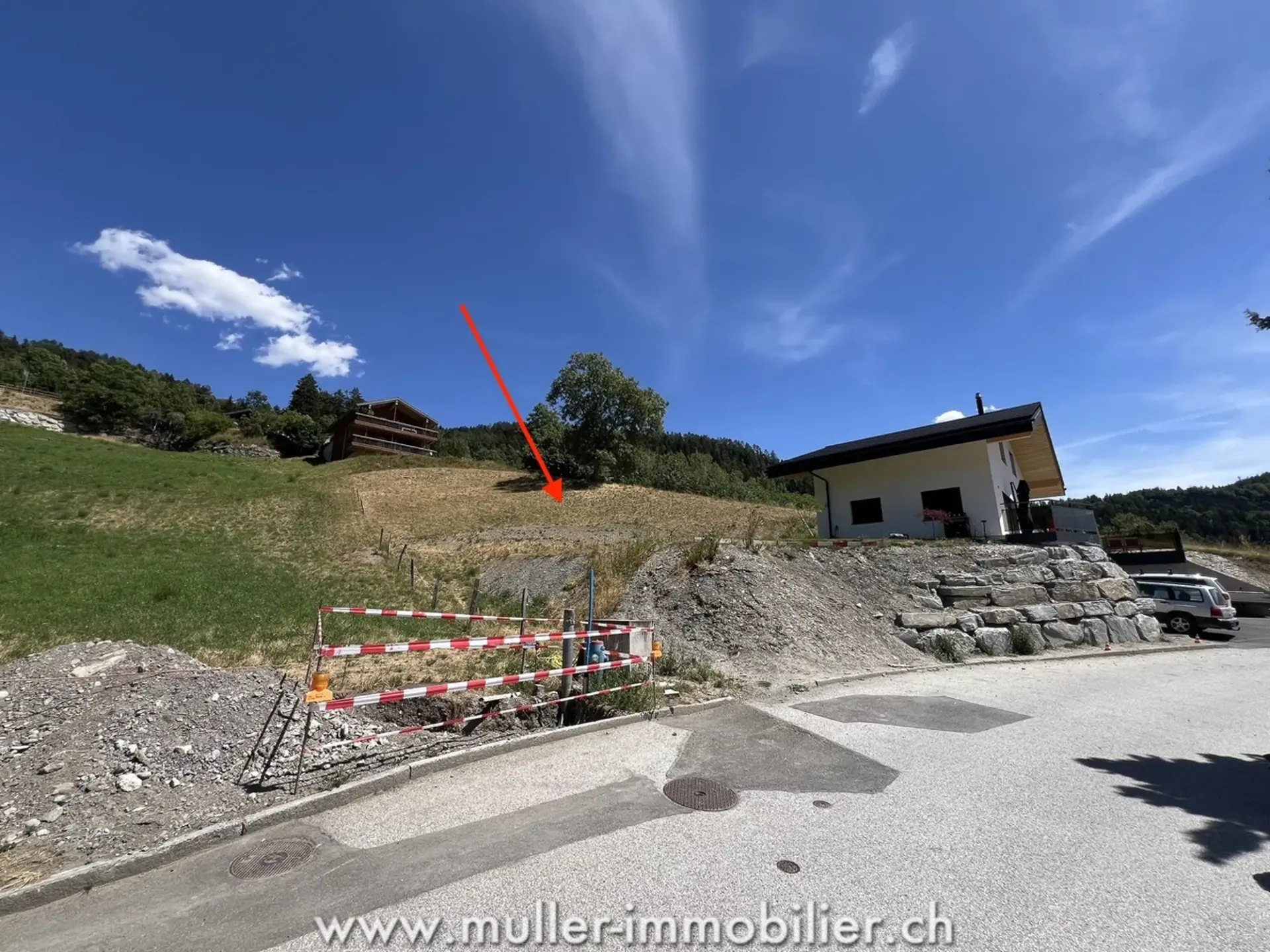 Baugrundstück von 515 m² in Icogne