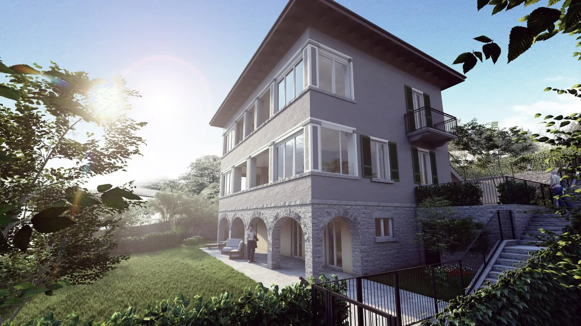 Beautiful 3.5-room apartment with garden and panorama