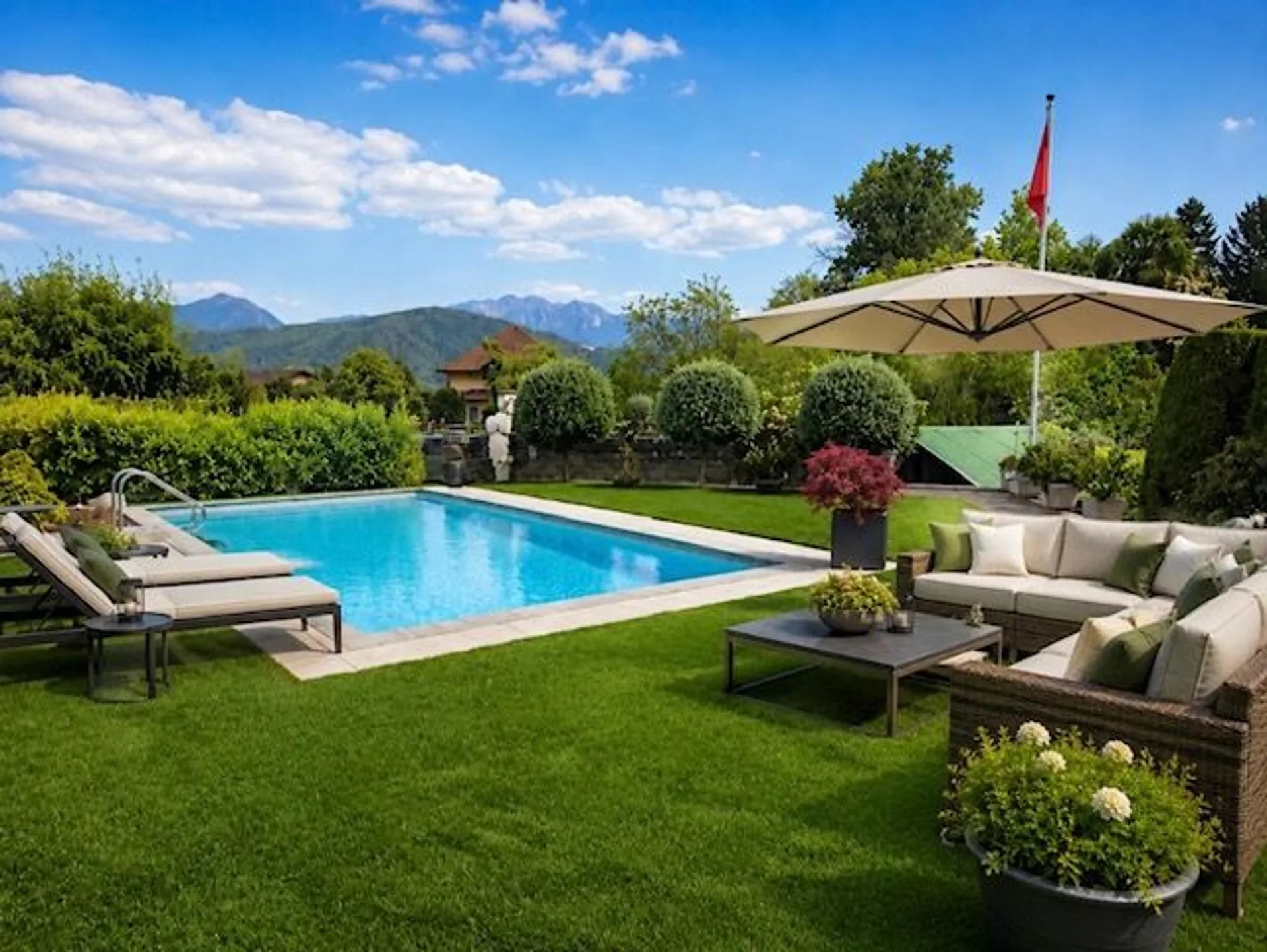 Exklusive Villa mit Pool und Garten im Herzen von Lugano - Pura