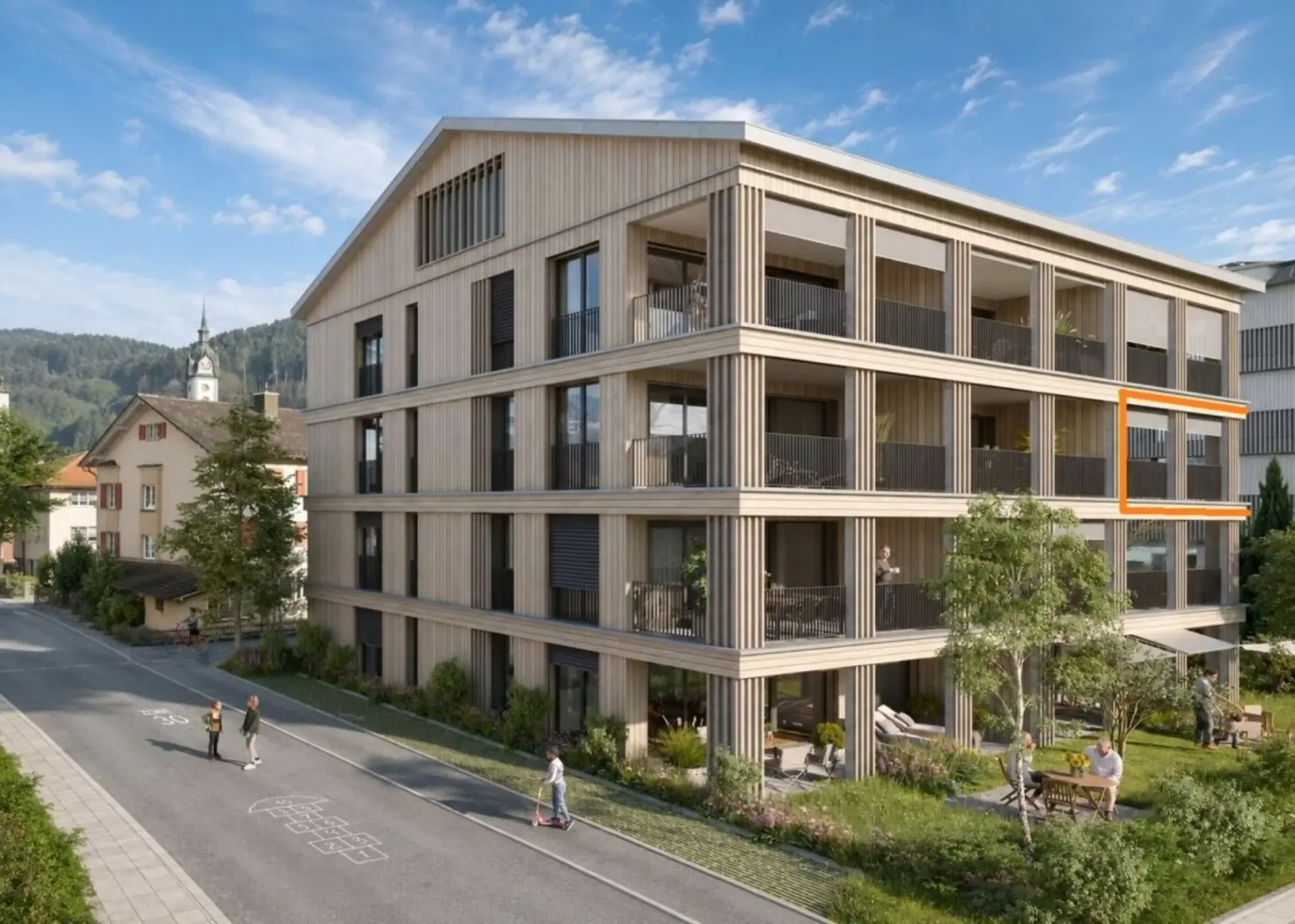 Erstvermietung - Exklusive 3½-Zimmer-Neubauwohnung mit grosszügigem Balkon