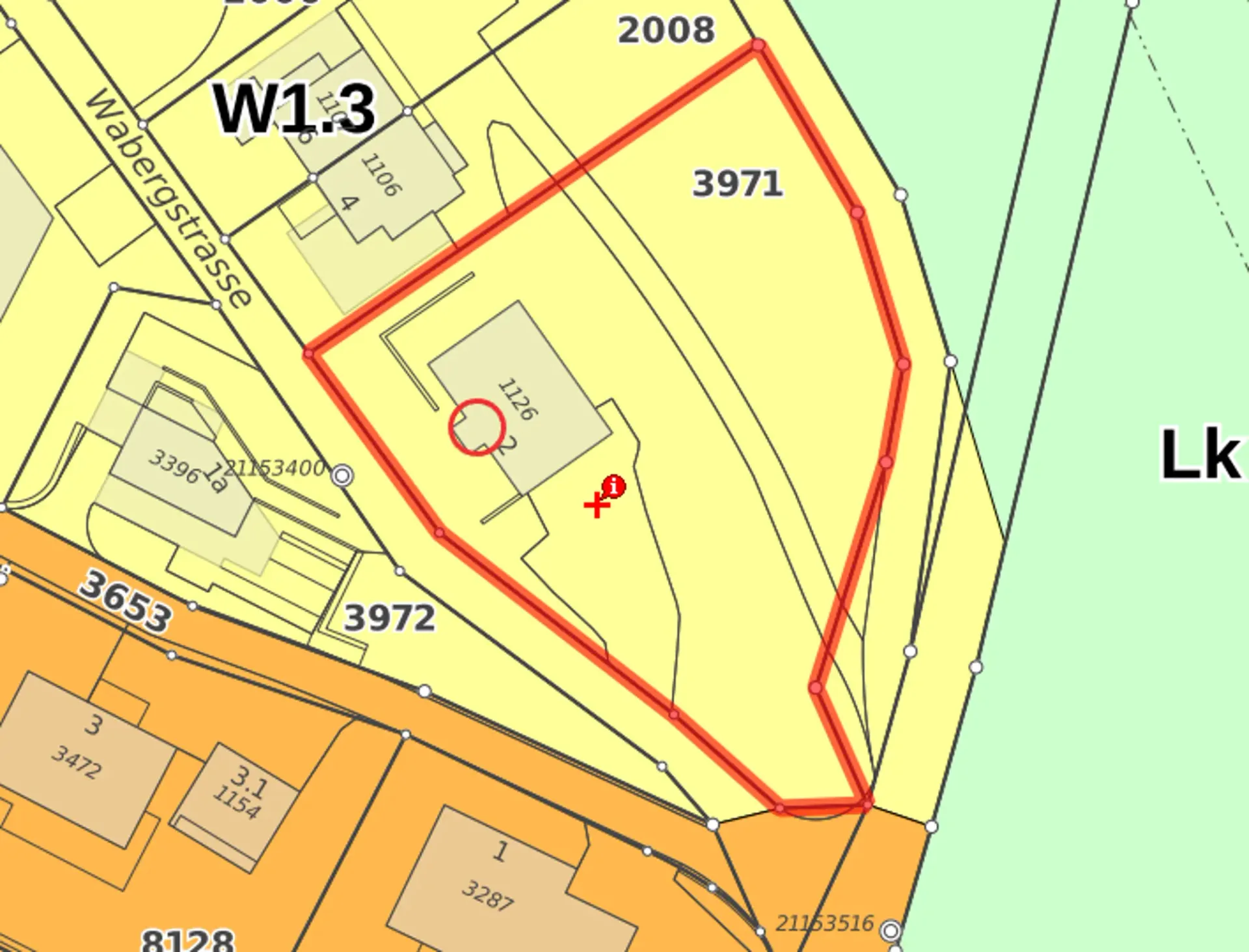 1'401 m2 Bauland mit Entwicklungspotenzial in Grüt (Gossau ZH)