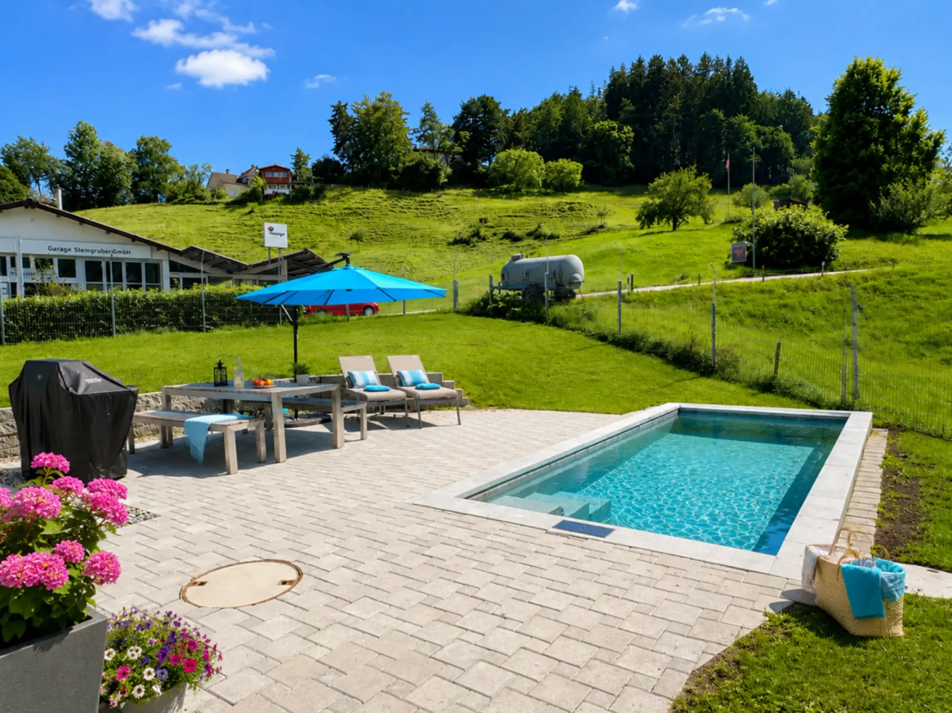 NATUR, RUHE & LEBENSQUALITÄT - BIJOU MIT POOL