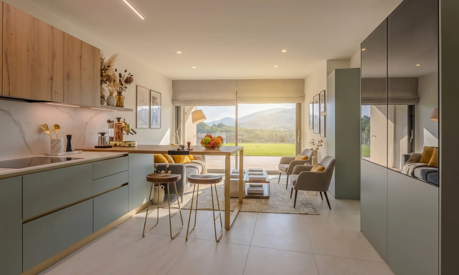 Moderne und geräumige 2.5-Zimmer-Wohnung mit eigenem Garten in Ponte Capriasca