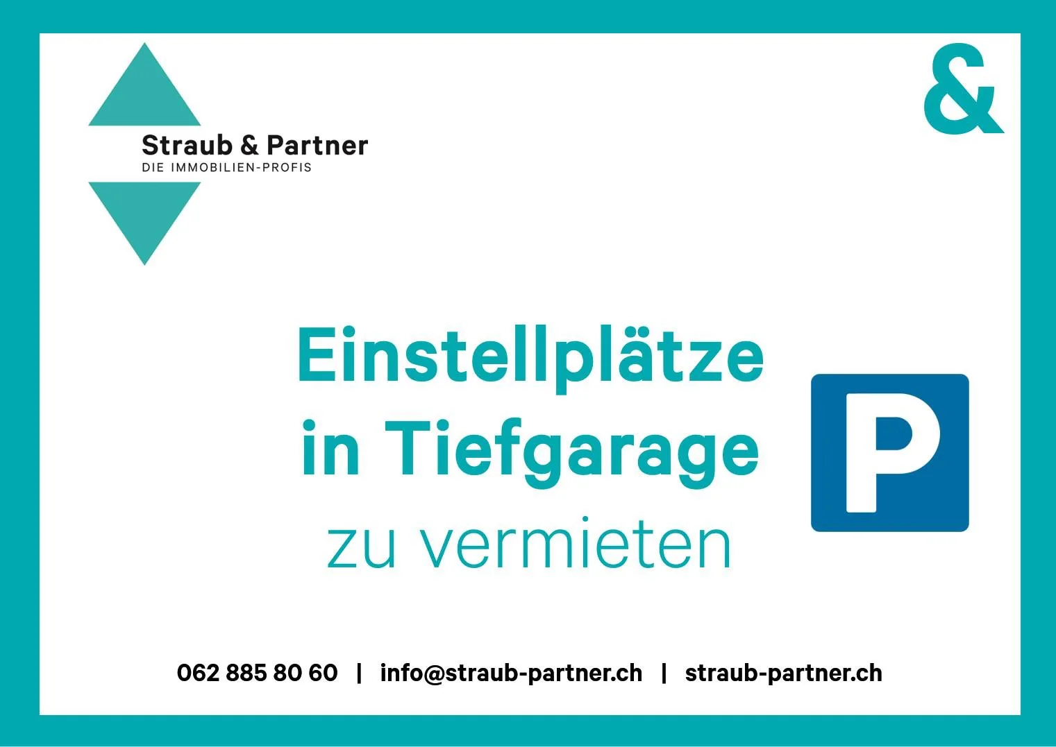 EINSTELLPLÄTZE IN NEUBAU-TIEFGARAGE ZU VERMIETEN