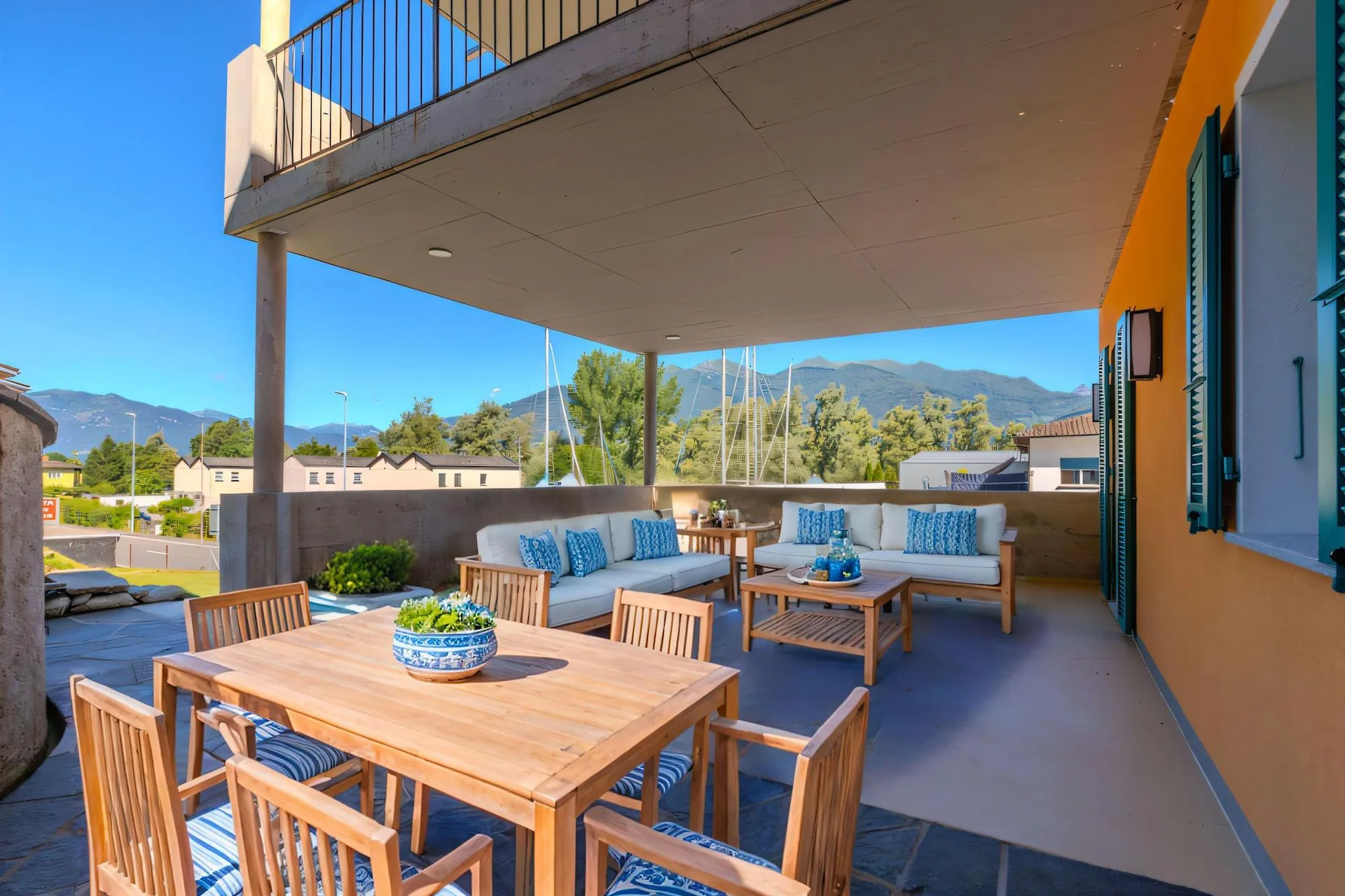 Schönes 4.5-Zimmer-Apartment mit großer überdachter Terrasse in Magadino