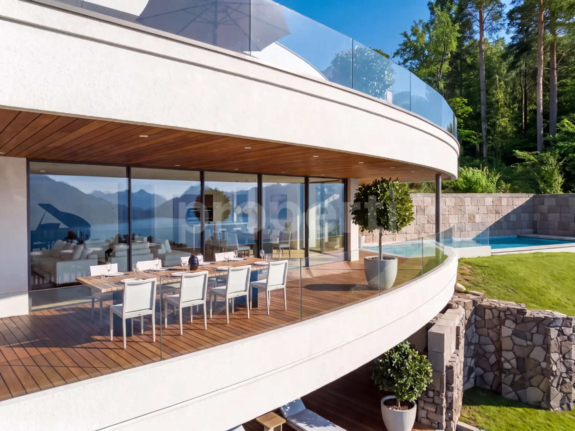 Laurus  Villa, Seesicht, Pool, Attika  Neubau in Weggis