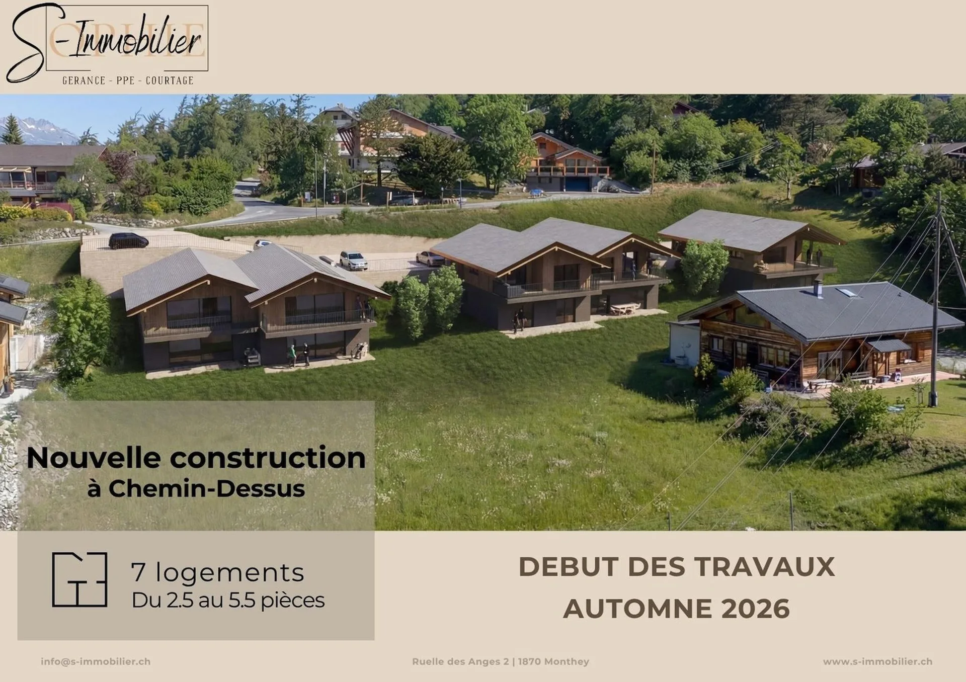 Nuova costruzione a Chemin-Dessus - Lot B02
