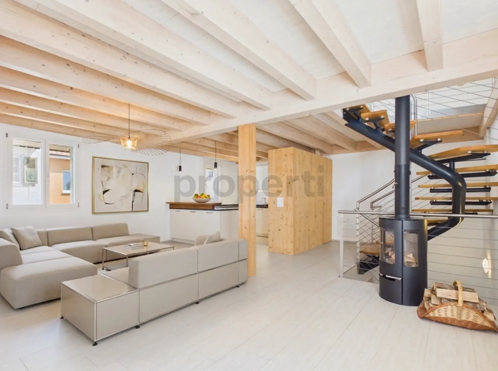 Moderner Loft-Stil, sonnige Lage und naturnahes Wohngefühl