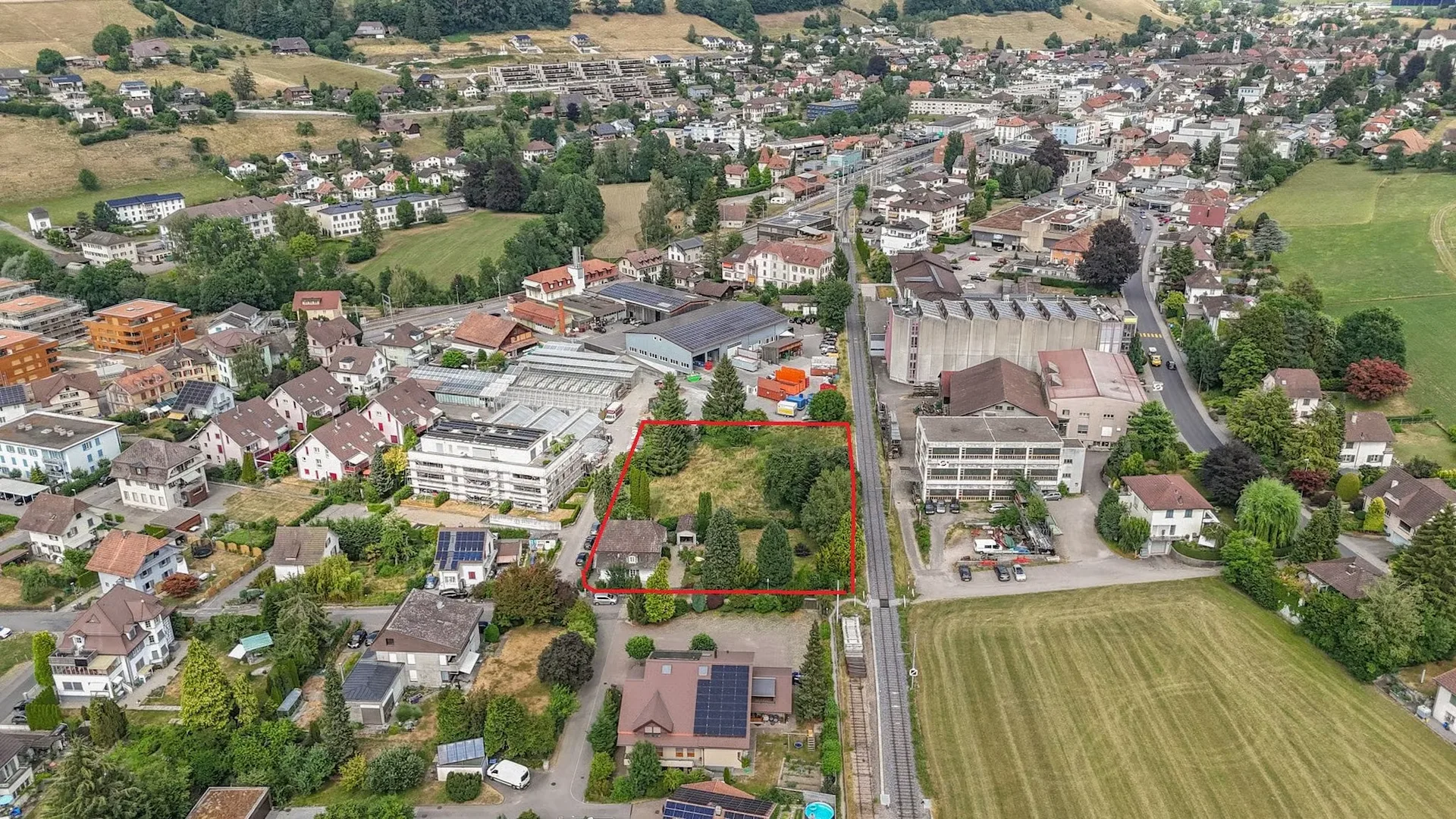 Attraktives Bauland an bester Lage in Huttwil - 3'650 m² mit vielfältigem Potenzial