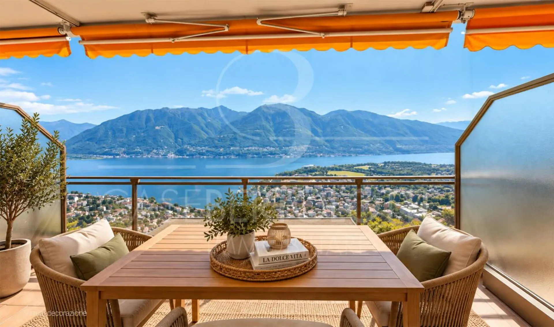 Aussicht. Ruhe. Lago Maggiore.