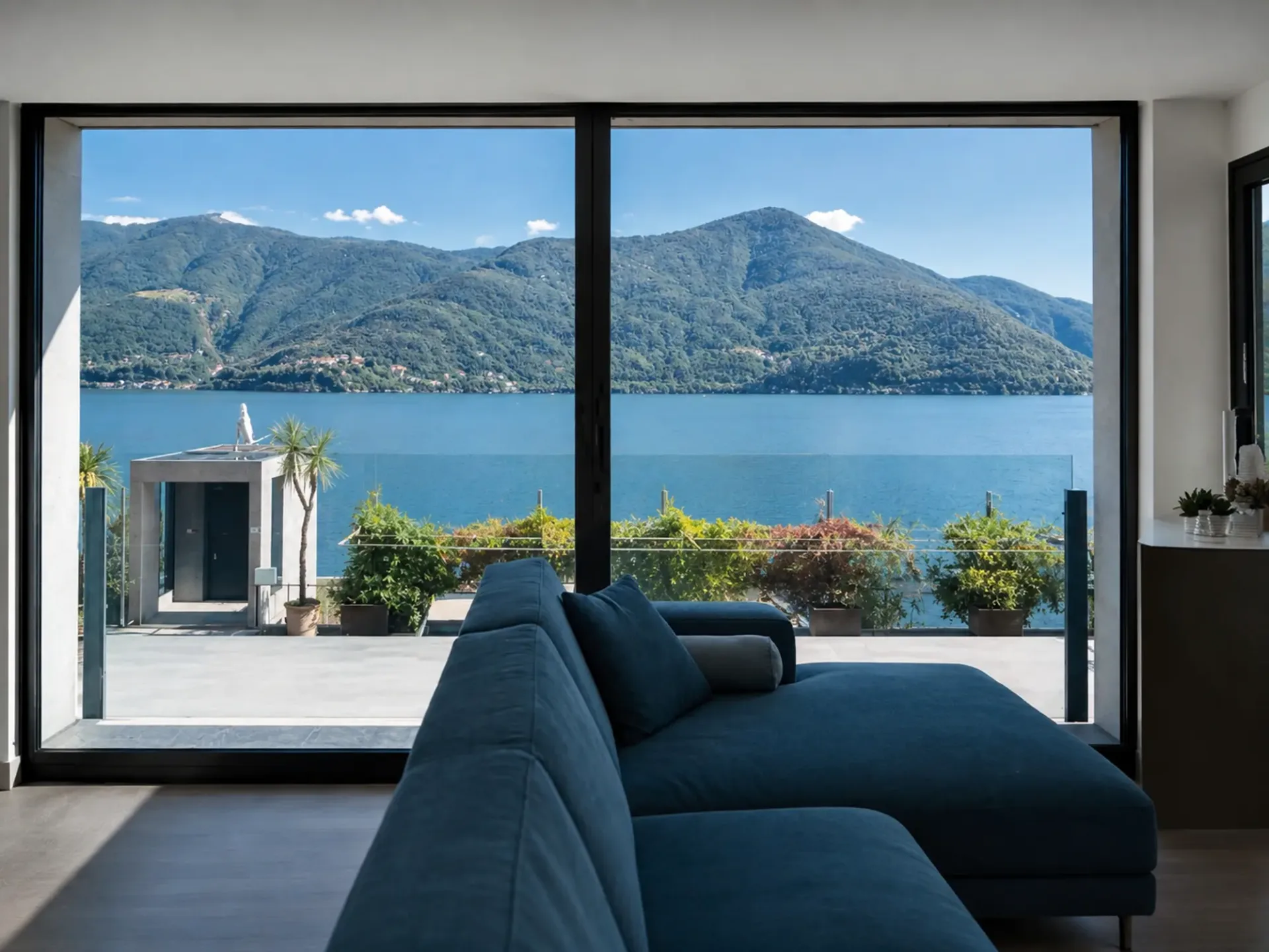 Splendid 4.5-room apartment with lake view in Brissago