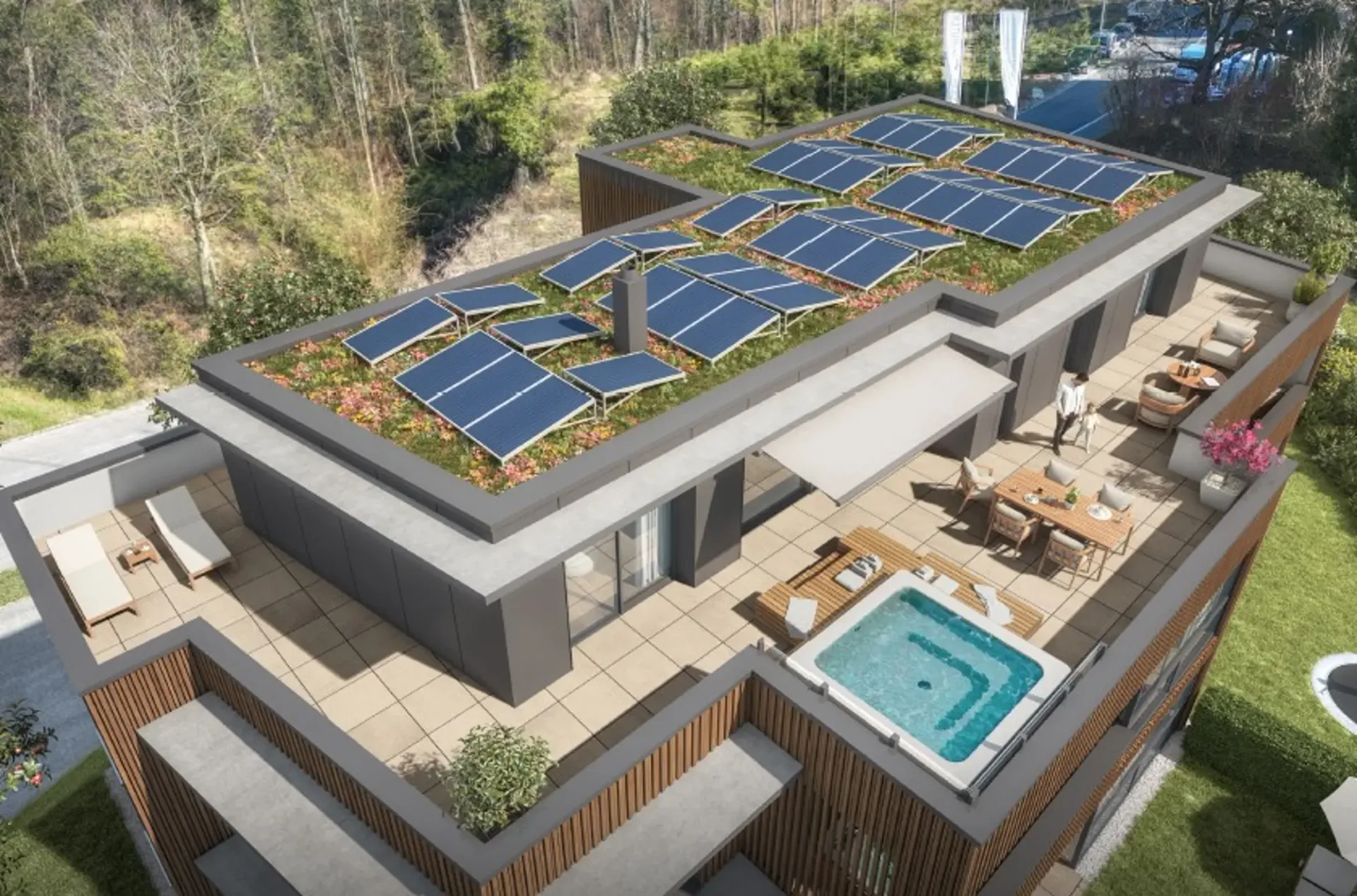 Le bijou spécial : appartement d'attique unique à Bottmingen !
