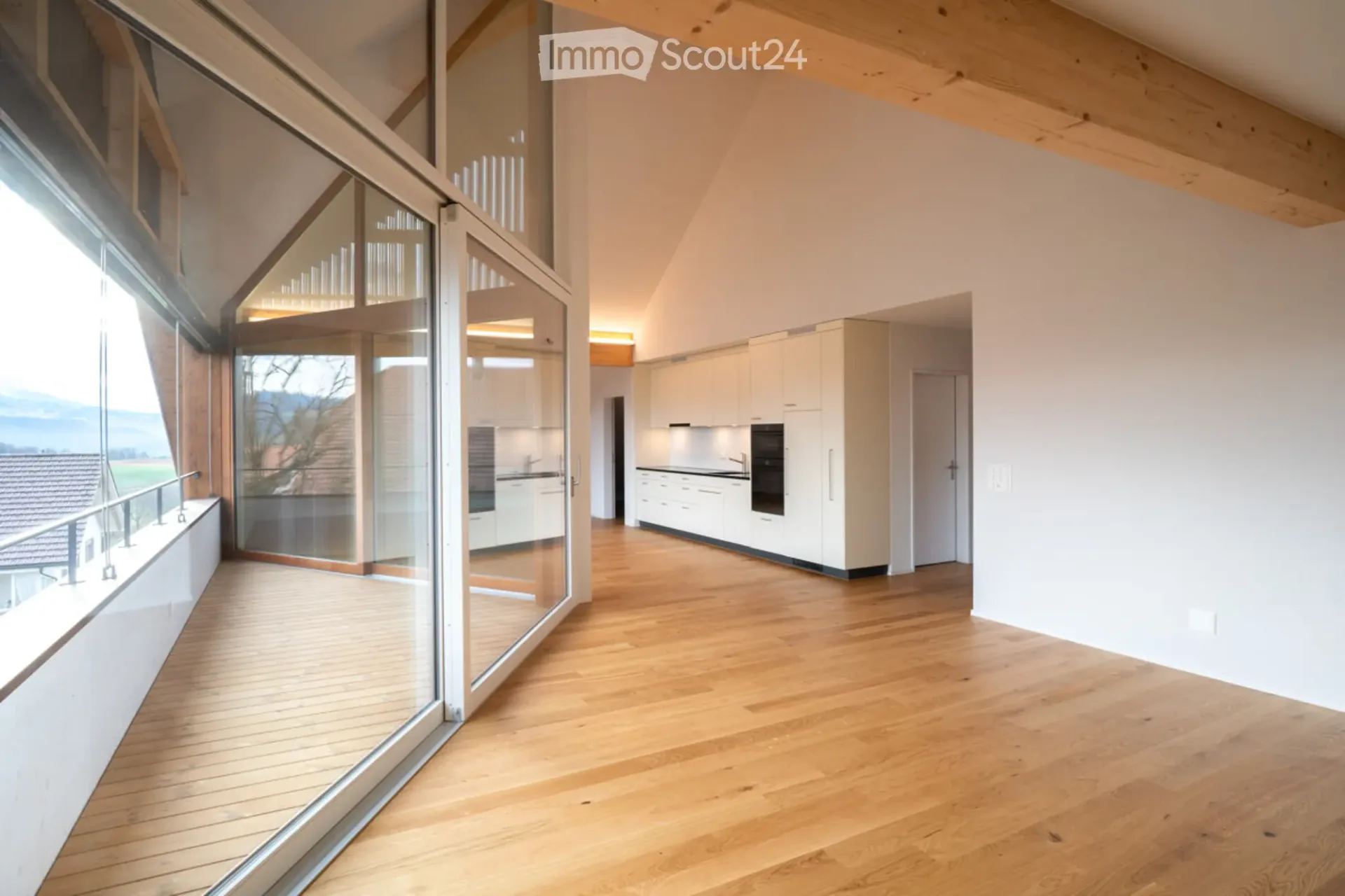 4.5-Zimmer-Dachwohnung in Gerzensee mit Weitblick
