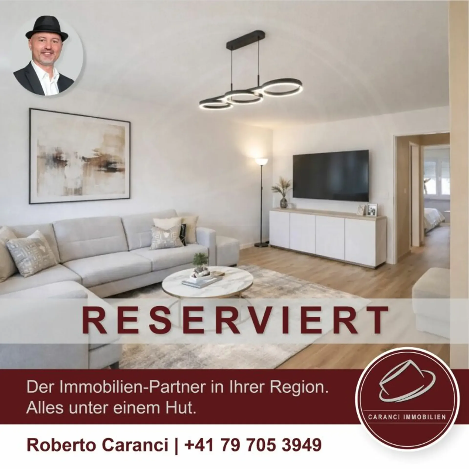 RISERVATO - Appartamento attraente di 3,5 locali a Niederrohrdorf - ideale come proprietà locativa o abitazione
