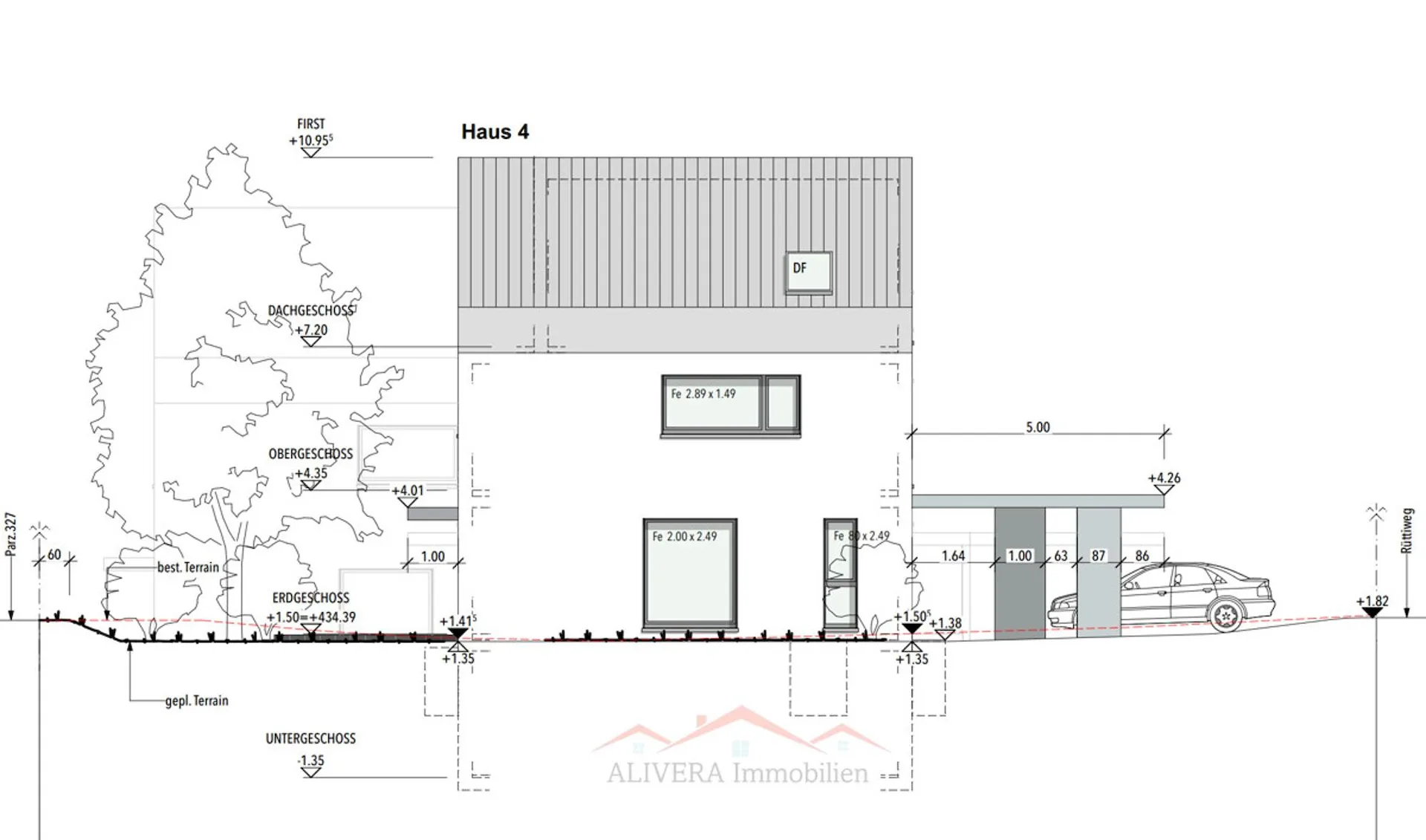 Doppeleinfamilienhäuser in 4254 Kleinlützel, Haus 2