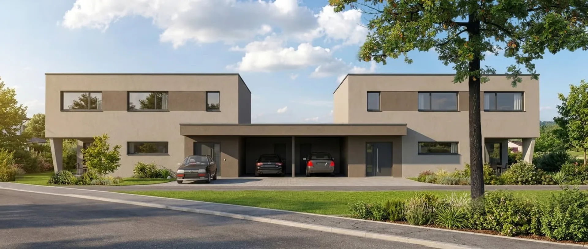 ZEITLOSE ARCHITEKTUR  ZWEI EINFAMILIENHÄUSER  IN WIEDLISBACH - Haus B