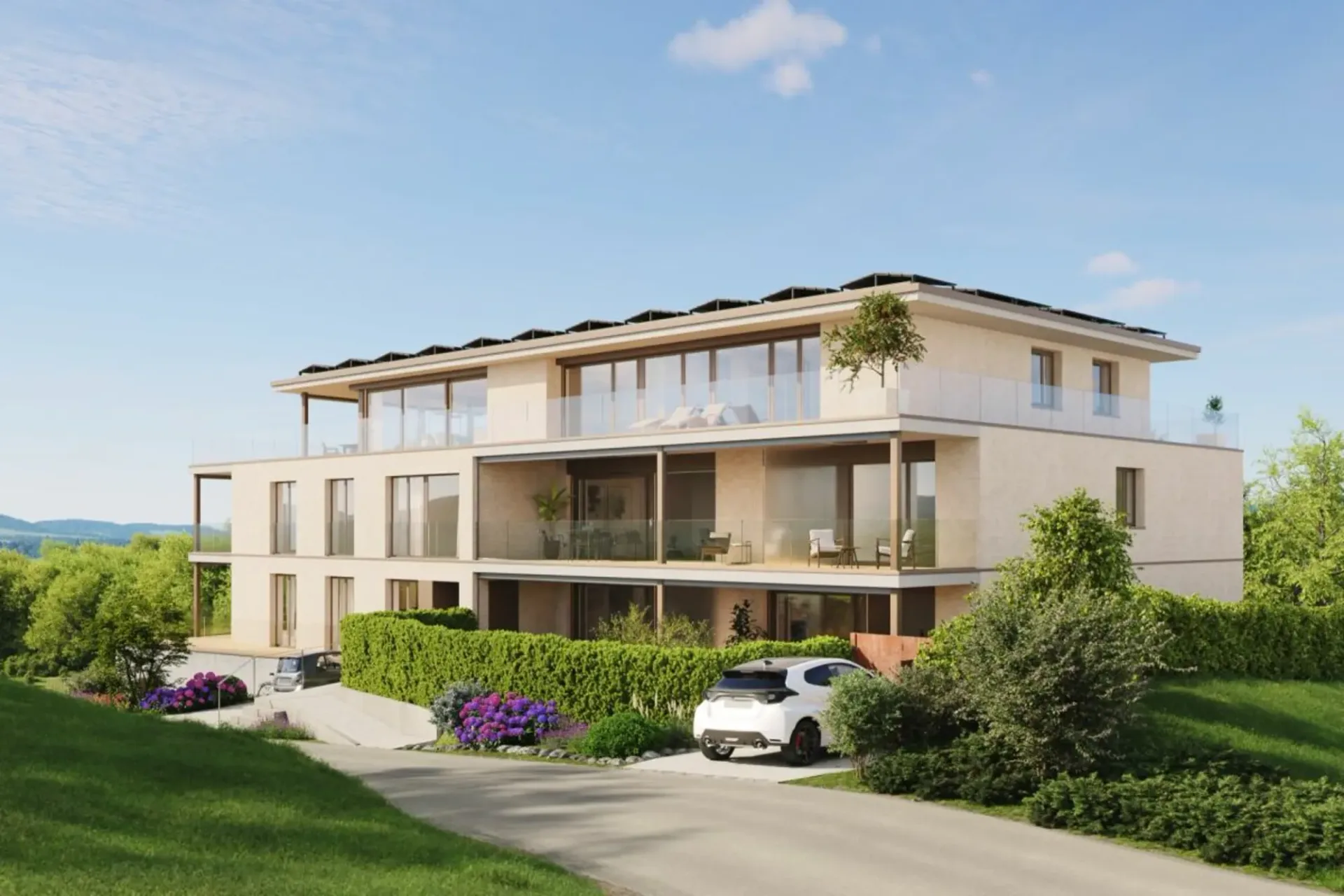 Nuovo edificio: appartamento 3.5 locali al 1° piano (appartamento n. 6)