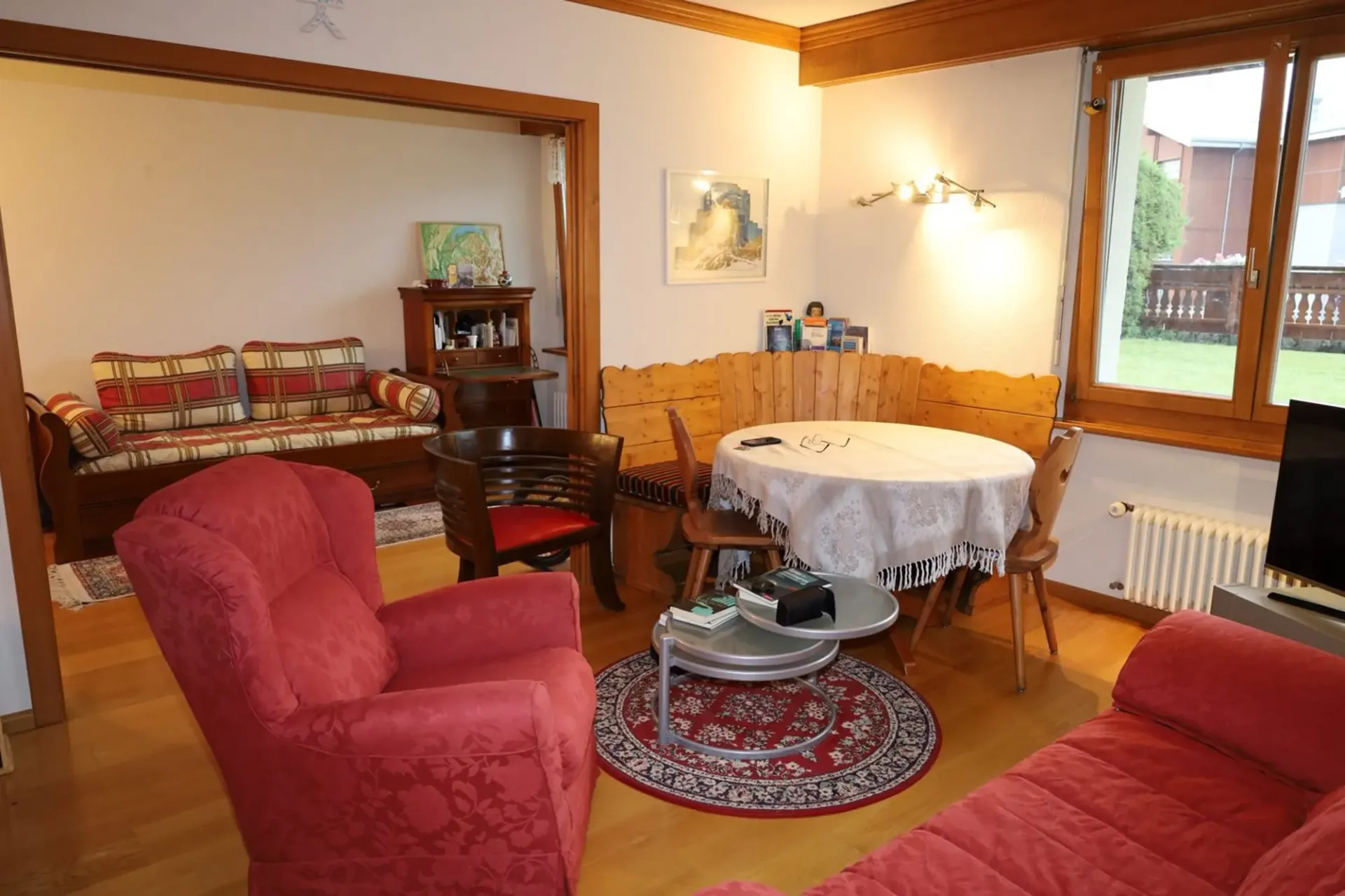 Wohnung mit 3.5 Zimmern, Aussicht und Balkon in Crans